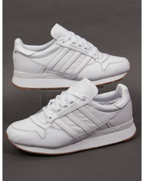 adidas off white schuhe|Adidas white leather shoes.